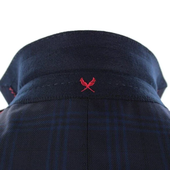 Cardinal of Canada NWT Wool Sport Coat Size 44R US In Blues Plaid